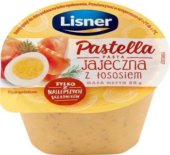 Lisner Pastella Pasta jajeczna z łososiem