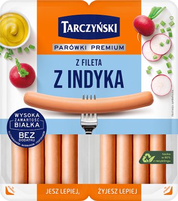 Tarczyński Parówki premium  z fileta z indyka