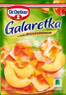 Dr. Oetker Galaretka o smaku  brzoskwiniowym