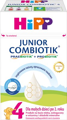 HIPP 4 JUNIOR COMBIOTIK  Produkt na bazie mleka dla małych dzieci