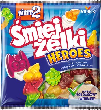 Nimm2 Śmiejżelki Heroes Żelki  owocowe wzbogacone witaminami