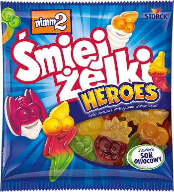 Nimm2 Śmiejżelki Heroes Fruit jellies enriched with vitamins