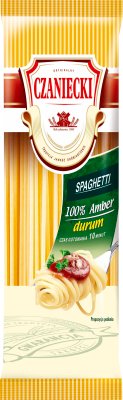 Pasta de espagueti Czaniecki 100% ámbar duro