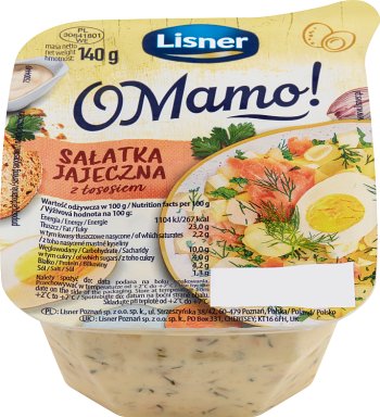 Lisner Oh Mom! Egg Salad with Salmon 