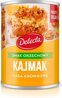 Delecta Kajmak masa krówkowa smak  orzechowy