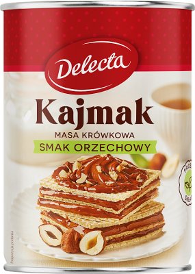 Delecta Kajmak fudge mass with nut flavor