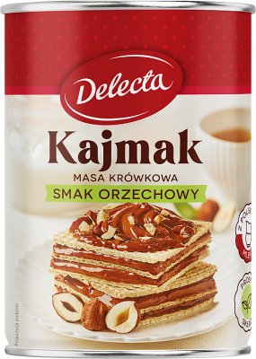 Delecta Kajmak fudge mass with nut flavor