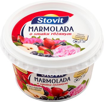 Mermelada Stovit con sabor a rosas