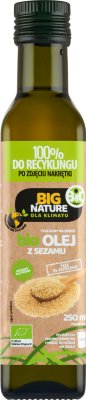 Big Nature Bio Olej sezamowy tłoczony na zimno