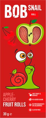 Bob Snail Bob Snail Apple and cherry snacks