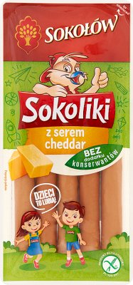 Sokołów Sokoliki mit Cheddar-Käse