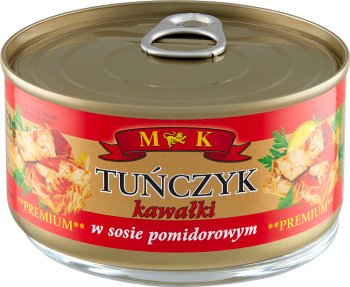 MK Tuńczyk kawałki w sosie  pomidorowym