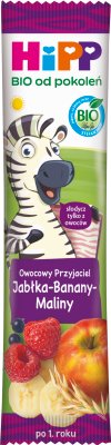 Hipp Batonik Owocowy Przyjaciel  Jabłka - Banany - Maliny