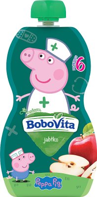 BoboVita Peppa Pig apple mousse