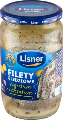 Lisner Heringsfilets mit Gurke und Knoblauch