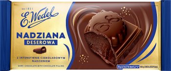 Wedel Czekolada deserowa z czekoladowym nadzieniem