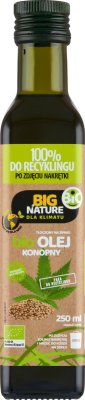 Big Nature Bio Конопляное масло холодного отжима