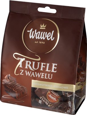 Wawel-Trüffel aus mit Schokolade überzogenen Wawel-Rum-Kakaobonbons  