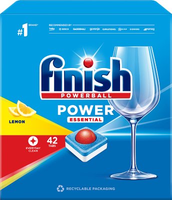 Finish Power Essential Lemon Dishwasher tablets 