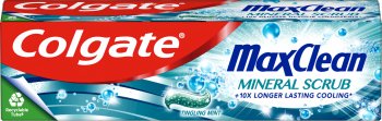 Colgate Max Clean минеральная зубная паста-скраб 