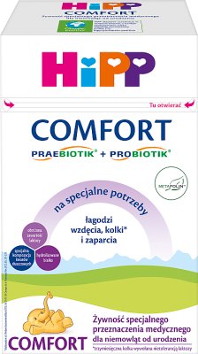 HiPP COMFORT żywność specjalnego przeznaczenia medycznego dla niemowląt