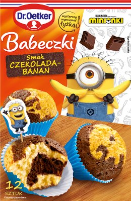 Доктор Oetker Cupcakes шоколадно-банановый вкус 