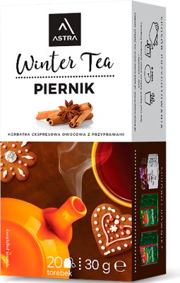 Astra Winter Tea Herbatka  ekspresowa owocowa z przyprawami piernik