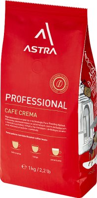 Astra Professional Cafe Crema Roasted coffee beans 
