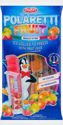 Dolfin Polaretti Piruletas de hielo de frutas 