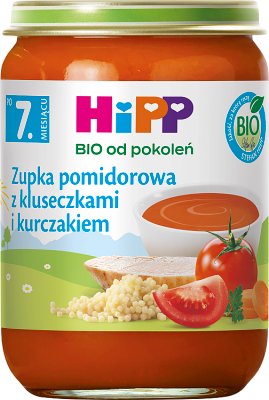 HiPP BIO Zupka pomidorowa  z kluseczkami i kurczakiem