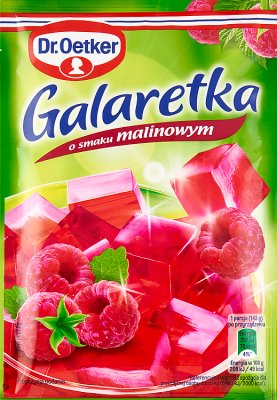 Dr.Oetker Galaretka o smaku malinowym