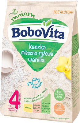 BoboVita Gachas de leche y arroz, vainilla