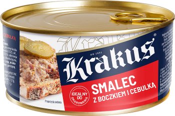 Krakusschmalz mit Speck und Zwiebeln  