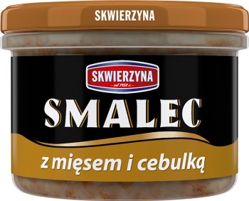 Skwierzyna Smalec z mięsem i cebulką