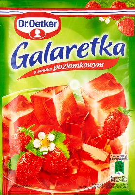 Dr. Gelatina con sabor a fresa Oetker 