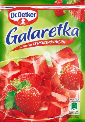 Dr. Oetker Galaretka o smaku  truskawkowym