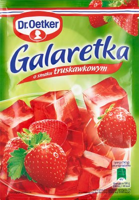 Dr. Oetker Strawberry flavored jelly 