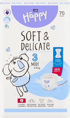 Bella Baby Happy Disposable diapers 3 midi 5-9 kg 