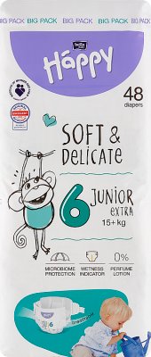 Bella Baby Happy Pieluszki 6 junior extra 15+ kg