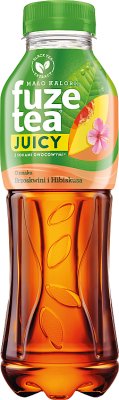 Fuze Tea Juicy Bebida sin gas con sabor a melocotón e hibisco 