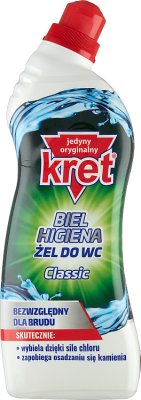 Kret Biel Higiena Classic Toilet gel  