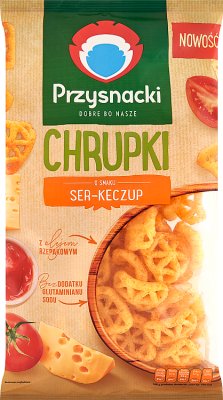 Przysnacki Chrupki con sabor a salsa de queso y ketchup 