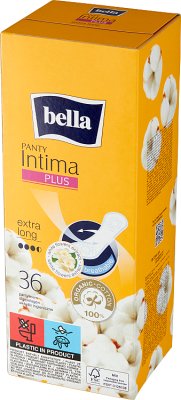 Удлиненные ежедневные прокладки Bella Intima Plus Panty 