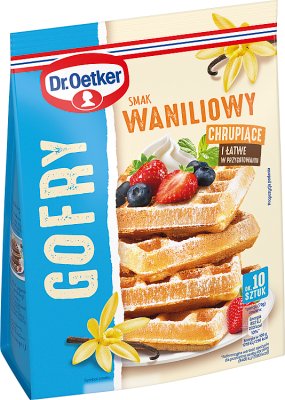 Dr. Oetker Waffles sabor vainilla  