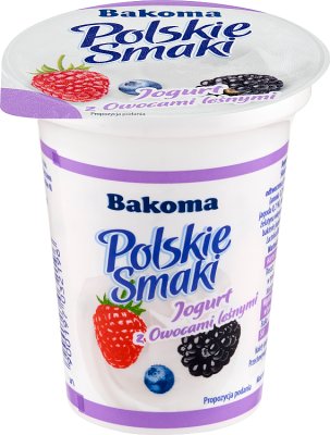 Bakoma Polskie Smaki jogurt  z owocami leśnymi