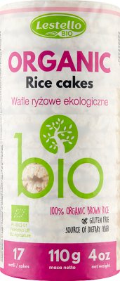 Lestello Wafle ryżowe bezglutenowe  BIO