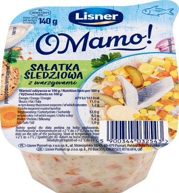 Лиснер Ох, мама! Салат из селедки с овощами