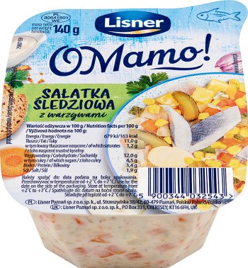 Lisner O Mamo! Sałatka śledziowa z  warzywami