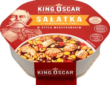 King Oscar Salad with tuna 18%, Mexican style 