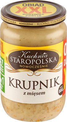 Kuchnia Staropolska Krupnik z mięsem